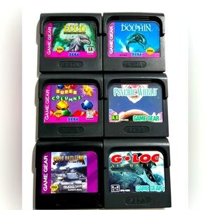 Lot of 6 Game Gear games - Cartridges Only!